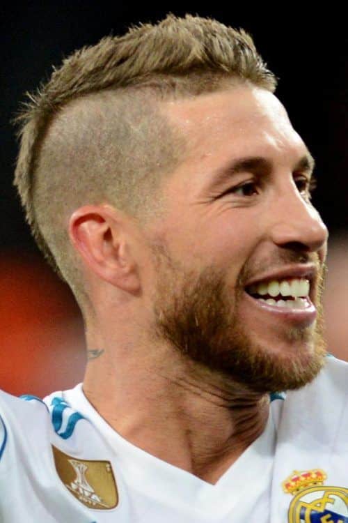 Sergio Ramos Fade Haircut / Sergio Ramos of Real Madrid looks on prior