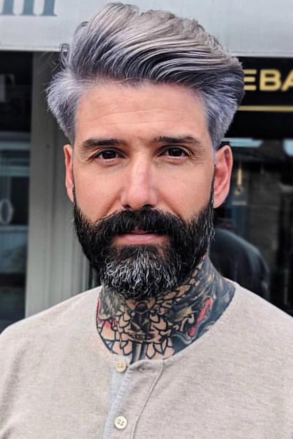 Should a man dye his grey hair