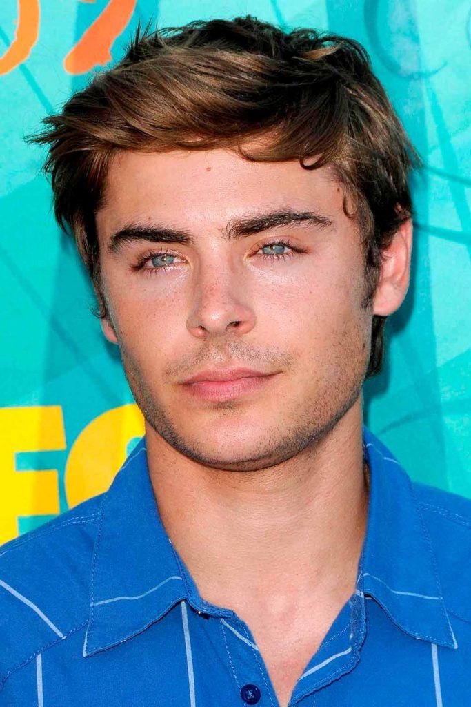 Side-Swept Bang #zacefronhaircut #zacefron