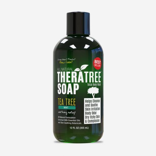 Tea Tree Oil Soap With Neem Oil (TheraTree) #bodywash #bodywashformen #menproducts
