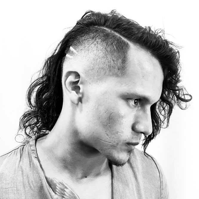 Undercut Long Hair Style #undercut #longhair #haircuts #menhaircuts