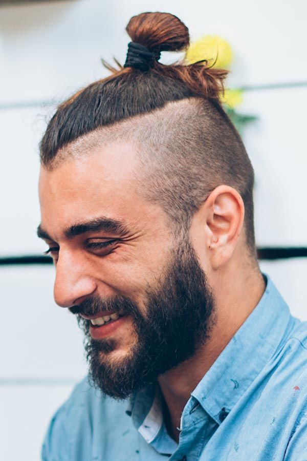 Top Knot #undercut #longhair #haircuts #menhaircuts