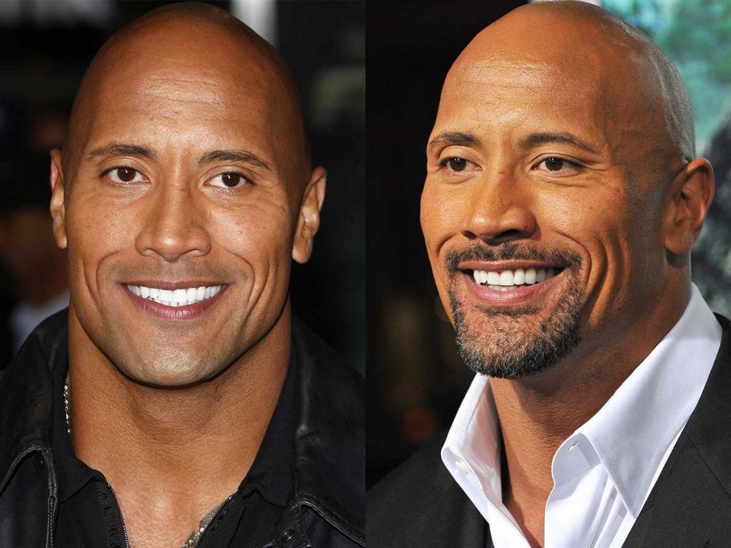 Dwayne The Rock Johnson Facial Hair Styles #facialhair #beard #beardtranformation