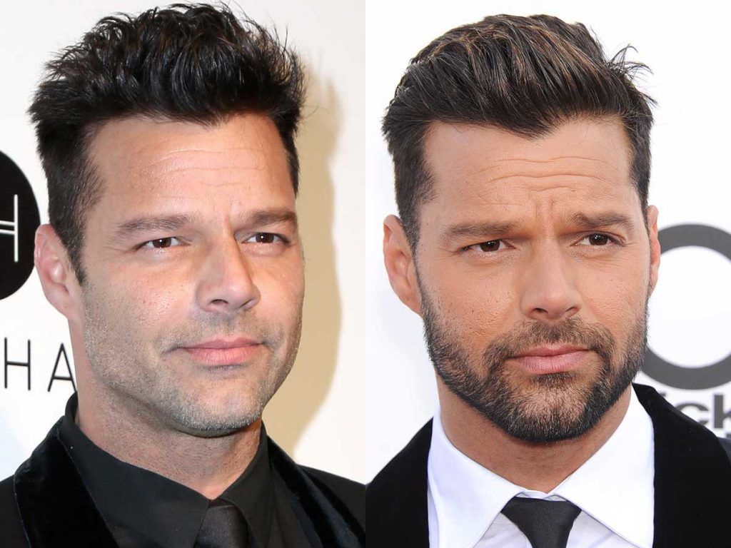 Ricky Martin Facial Hair Styles #facialhair #beard #beardtranformation