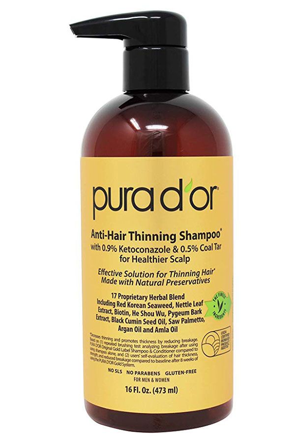 Pura D’or Original Gold Label Anti-Thinning Shampoo #hairlossshampoo