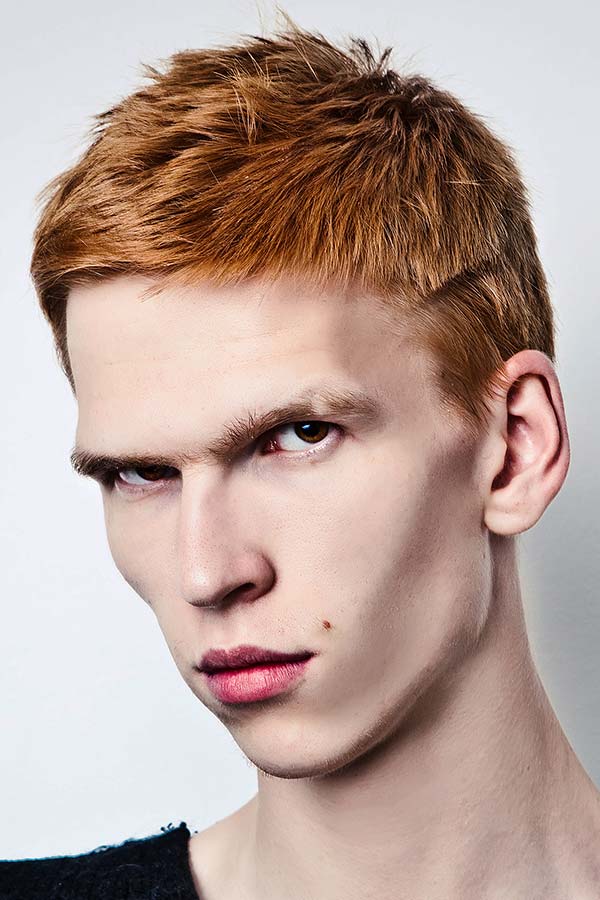 Red Hair Men Crew Cut 