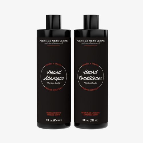 Beard Growth And Thickening Set (Polished Gentleman) #beardshampoo