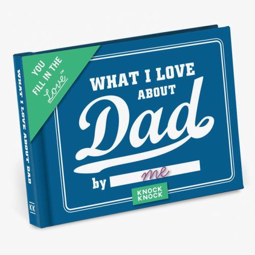 What I Love About Dad Fill In The Love Book (Knock Knock) #fathersdaygifts #lifestyle