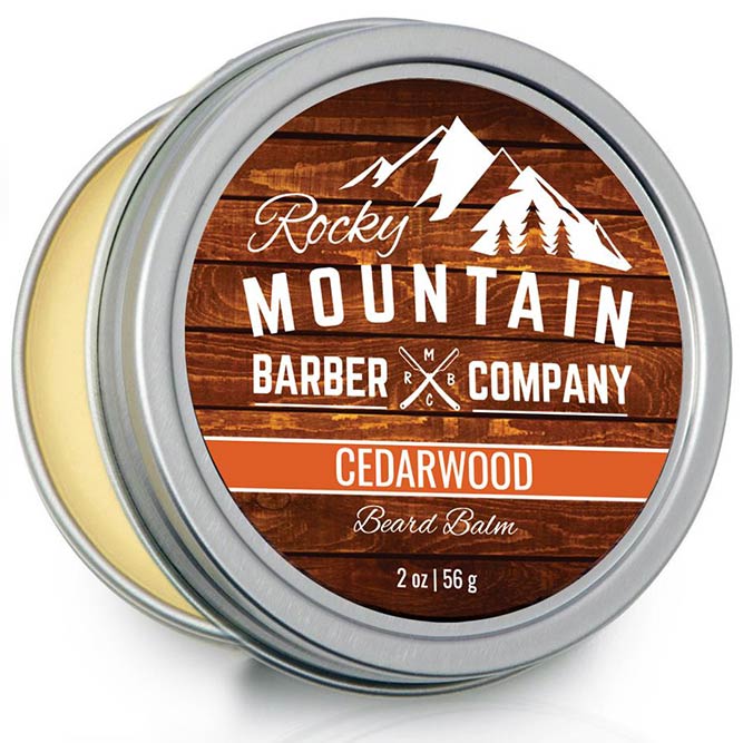 Rocky Mountain Barber Company Cedarwood Beard Balm #beard #beardoil #beardbalm
