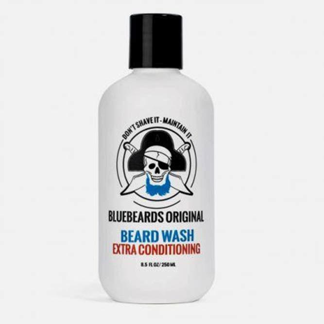 Beard Wash With Extra Conditioning (Bluebeards Original) #straightbeard