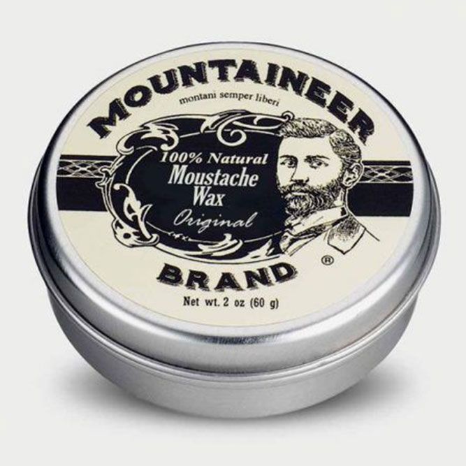 Natural Moustache Wax (Mountaineer Brand) #straightbeard