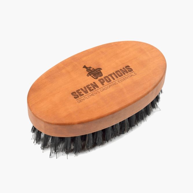 Beard Brush For Men With 100% First Cut Boar Bristles (Seven Potions) #beardbrush #lifestyle