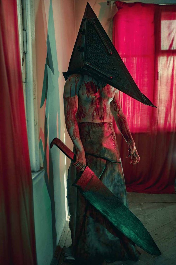 Pyramid Head Silent Hill #halloweencostumes #halloweencostumesmen 