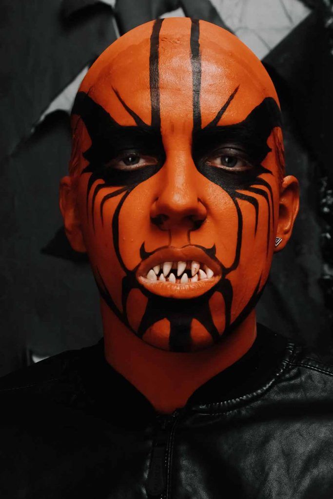 demon makeup for men