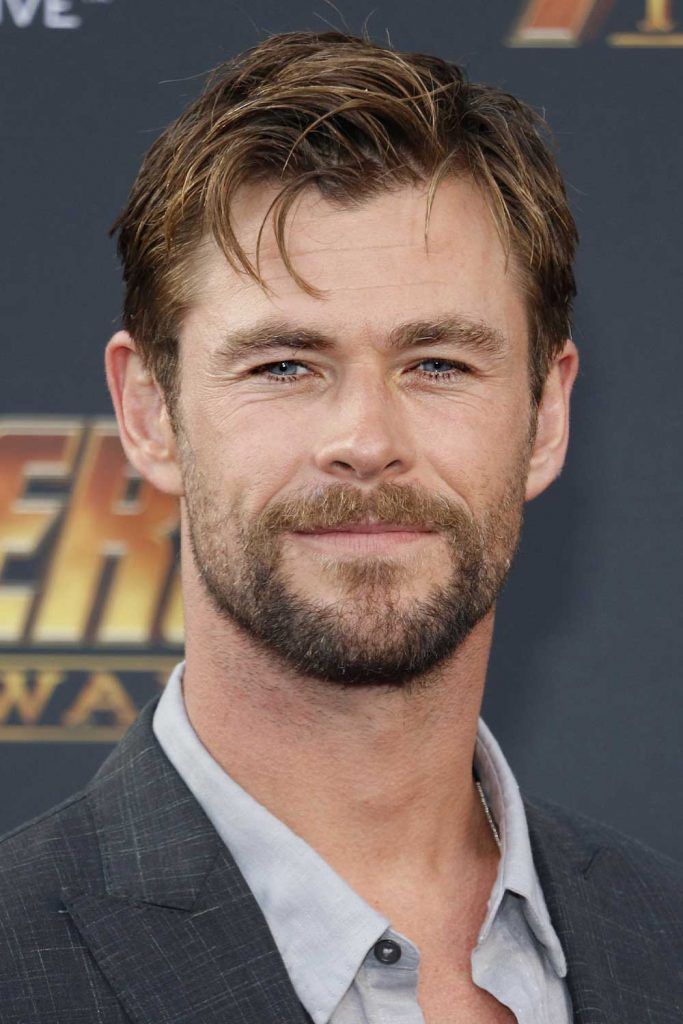 Chris Hemsworth Mustache And Beard #thorragnarokhaircut #chrishemsworth #thor #thorhair