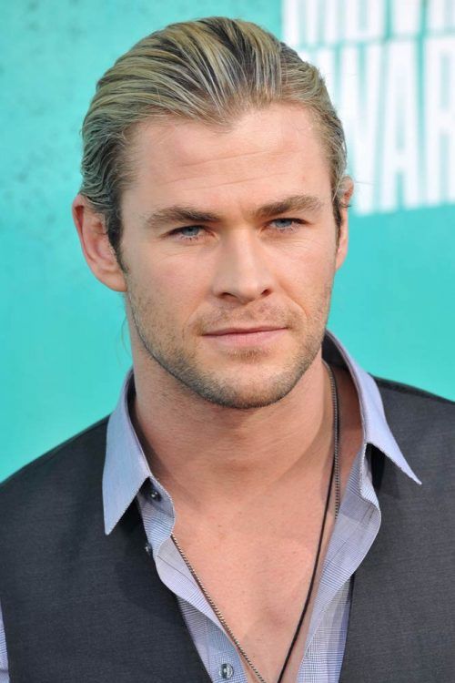 Slicked Back Hairstyle #thorragnarokhaircut #haircuts #chrishemsworth