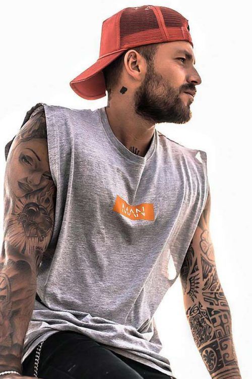 guys long hair baseball cap