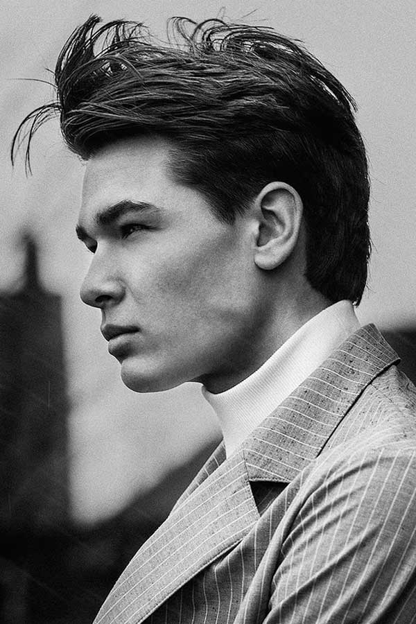 Messy 1950s Mens Hairstyles #50shairstylesmen #menshaircuts