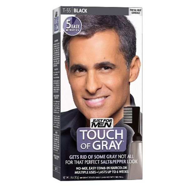 Just For Men Touch Of Gray Comb-In Men’s Hair Color #menshairdye #dyehairmen