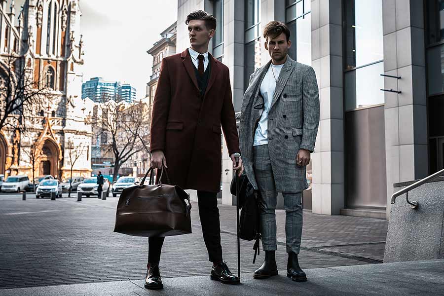 overcoat mens outfit