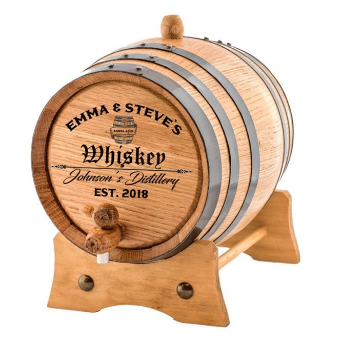 Personalized Whiskey Barrel #giftsformen #mensgifts