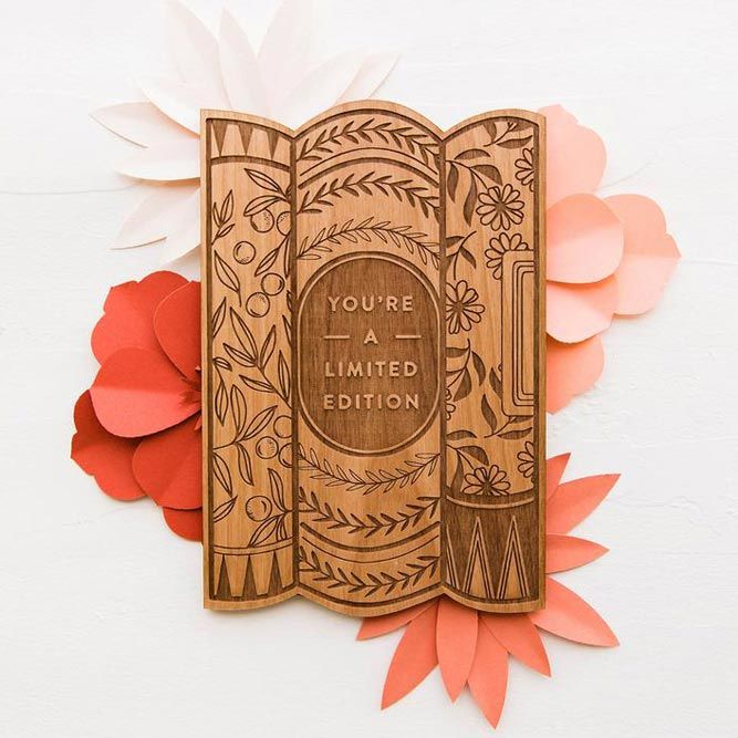 Wood Love Card (HereafterLA) #giftsforher