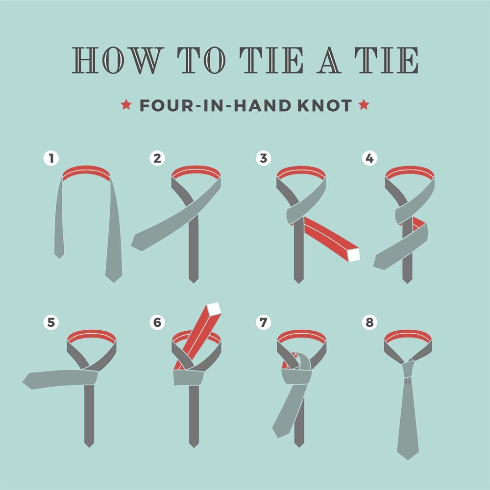 Four-In-Hand Knot #tieatie #howtotieatie