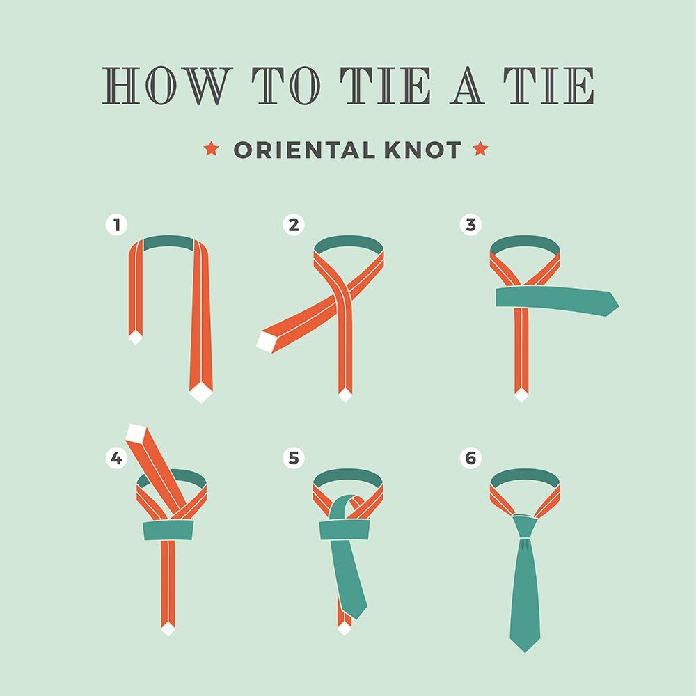 Oriental Knot #tieatie #howtotieatie