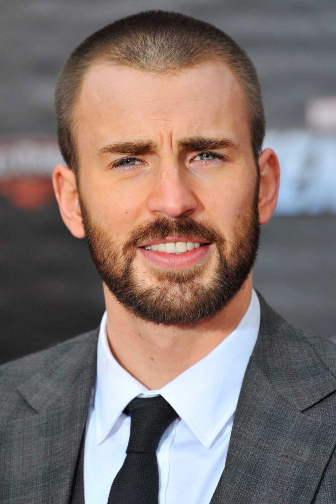 Buzz Cut Captain America Haircut #captainamerica #chrisevans