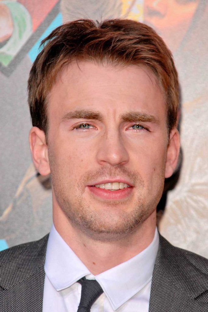 Short Messy Hair #captainamerica #chrisevans