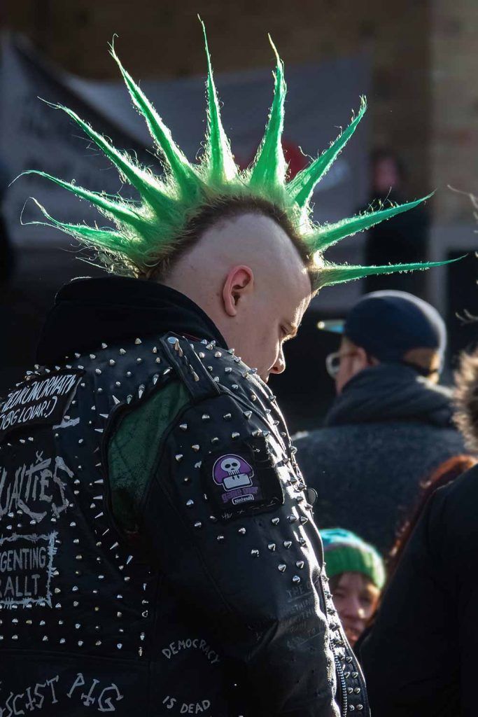 Spiked Mohawk #libertyspikes #spikes #spikedhair #punkhair #punkhairstyles