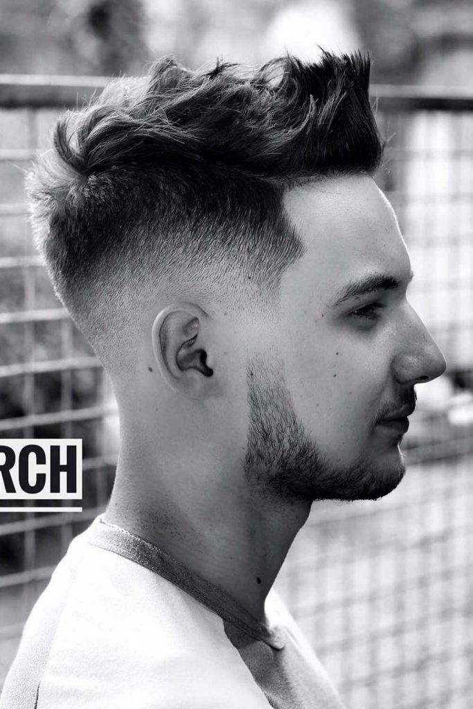 Faux Hawk Mens Hairstyles For Thin Hair #thinhair #thinhairmen #hairstylesforthinhair #memnshairstylesforthinhair