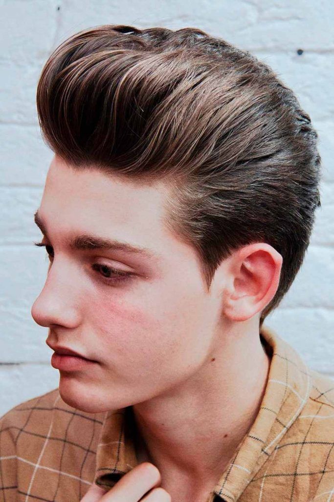 Pompadour #teenboyhaircuts #teenhaircuts #haircutsforteenageboys