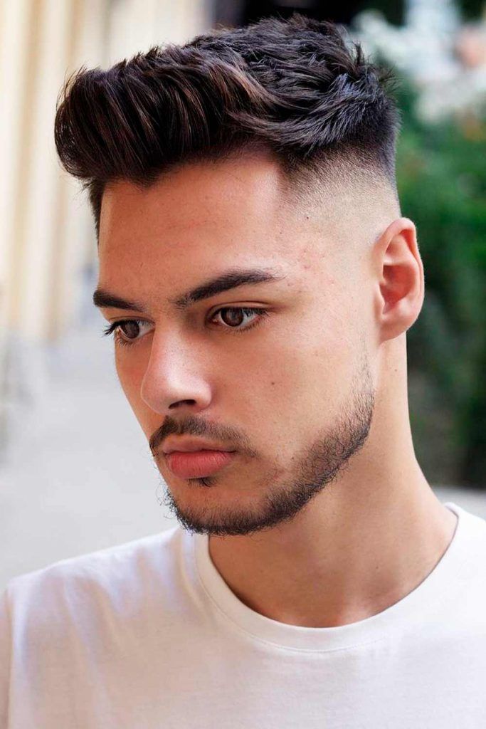 how to style short hair men quiff high fade faux hawk