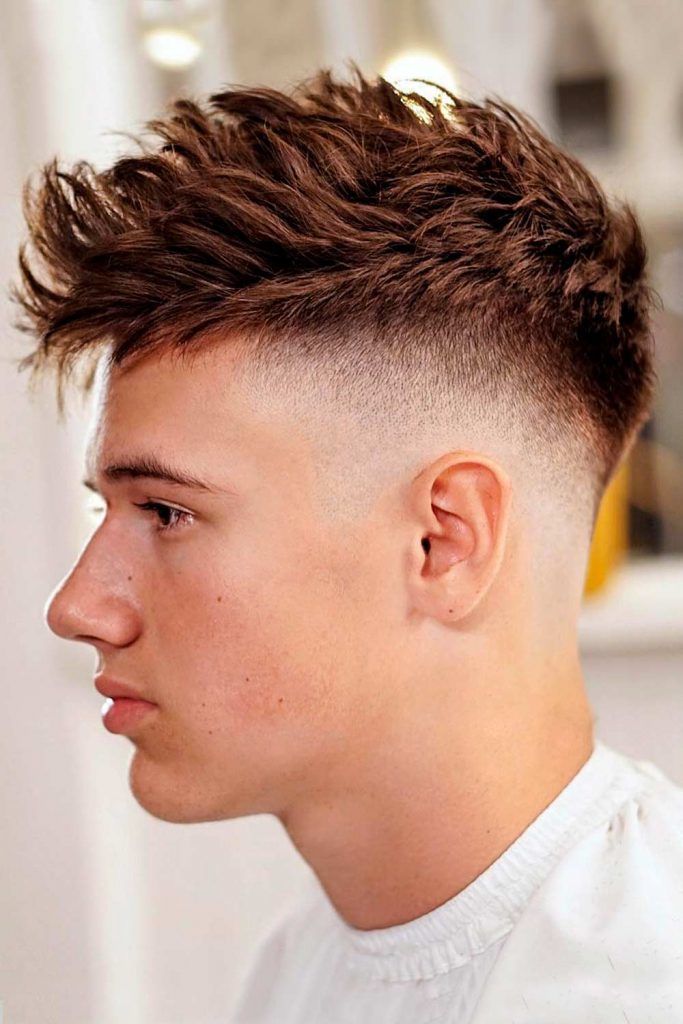 Short Spiky Hair #fade #shorthaircutsformen #regularhaircut 