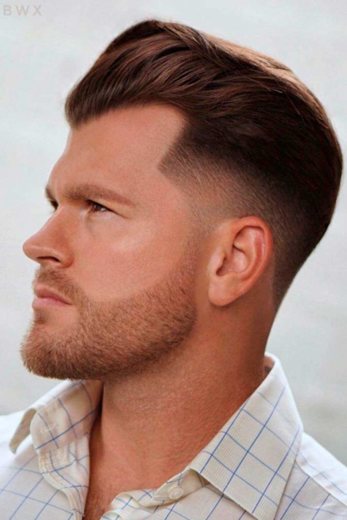 Pompadour with Tapered Sides #regularhaircut #pompadourfade 