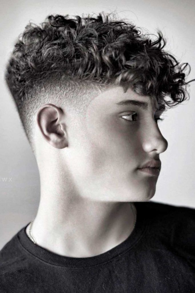 Curled High Volume #regularhaircut #undercutfade #curlyhairmen