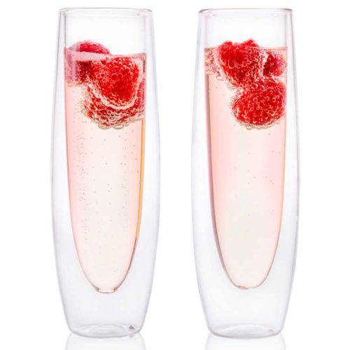 Double Wall Champagne Glass #giftsforher #valentinesdaygifts