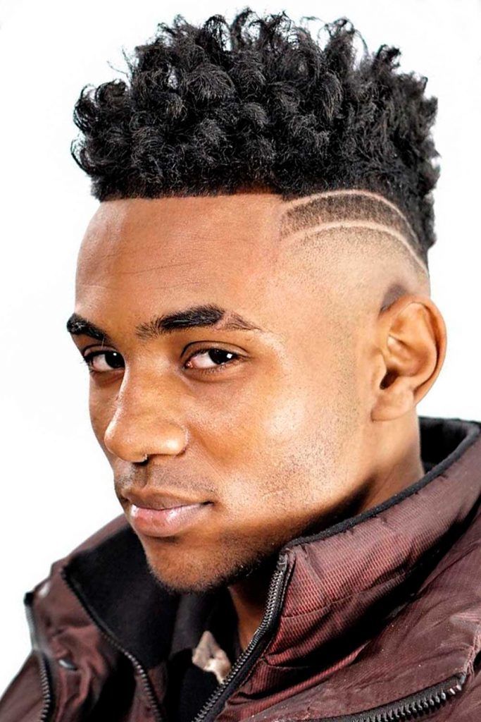 Frohawk Black Men Haircuts #blackmenhaircuts #haircutsforblackmen #blackhair #blackhaircuts 