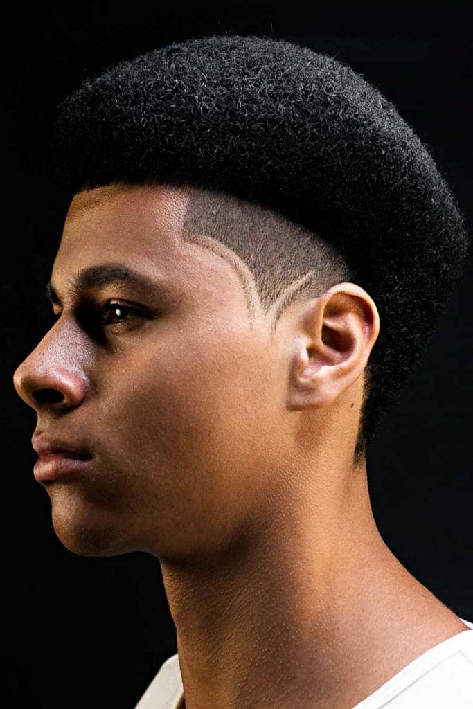Curved Flat Top #blackmenhaircuts #haircutsforblackmen #blackhair #blackhaircuts 