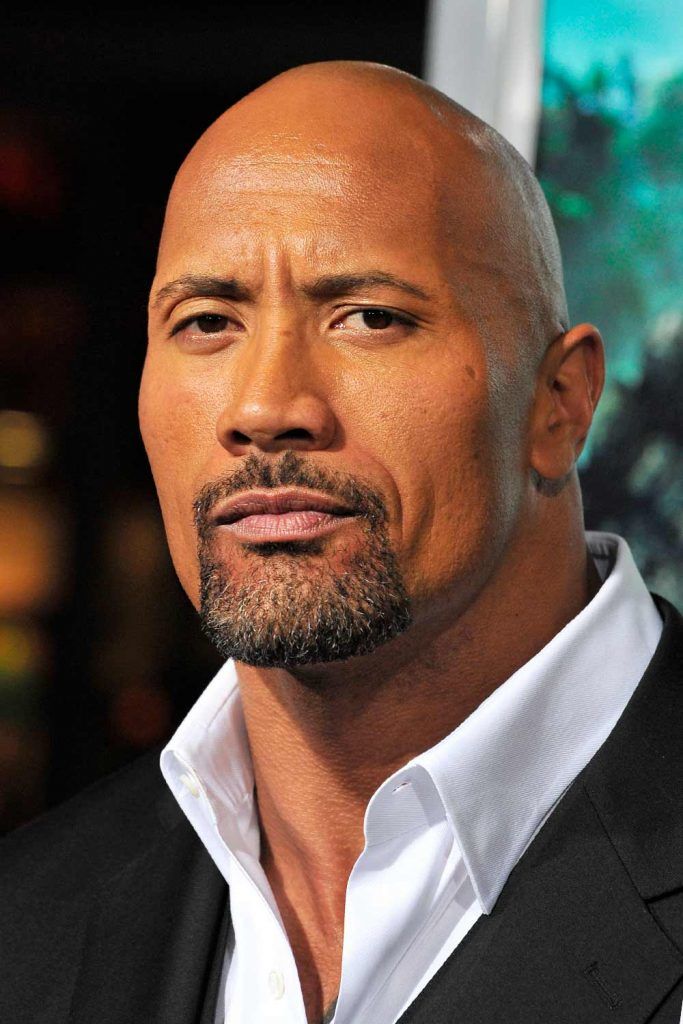 Dwayne Johnson #circlebeard #goatee #goateebeard