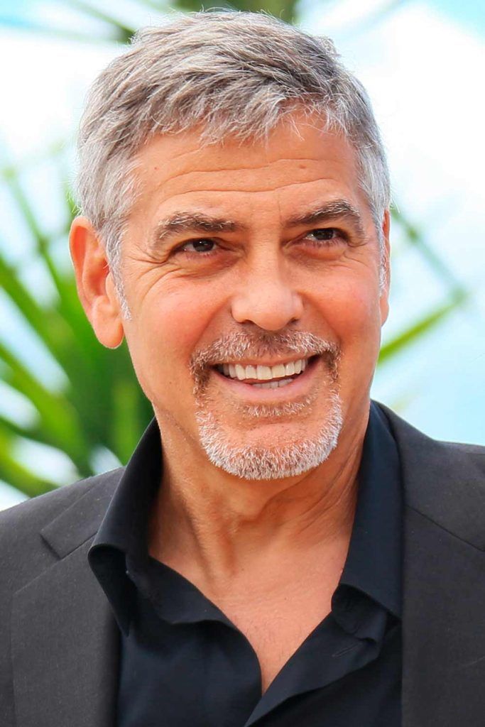 George Clooney #circlebeard #goatee #goateebeard