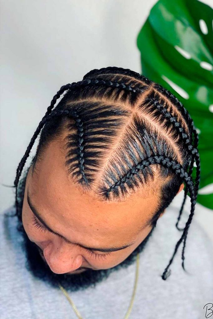 cornrow hairstyles for black men