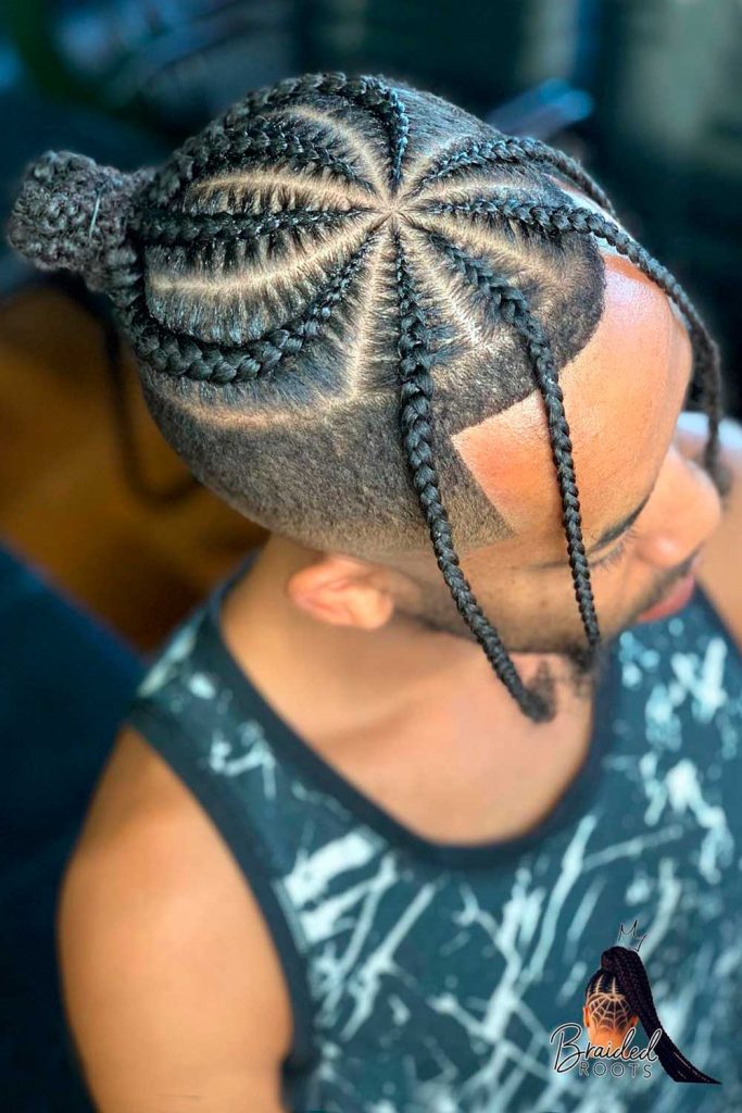 What Is A Cornrow Braid? #cornrows #cornrowsmen #braidsformen #manbraid