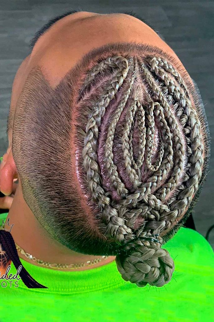 Blonde Braided Cornrows #cornrows #cornrowsmen #braidsformen #manbraid 