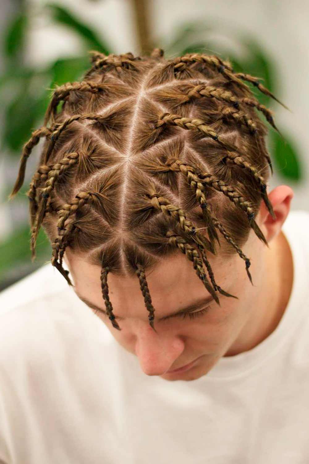 Triangle Box Braids #boxbraids #boxbraidsmen #braidsformen #menbraids