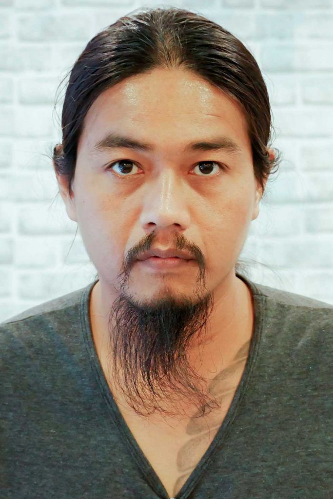 Fu Manchu Mustache #asianberad #beardstyles #asianmenbeard #asianmen