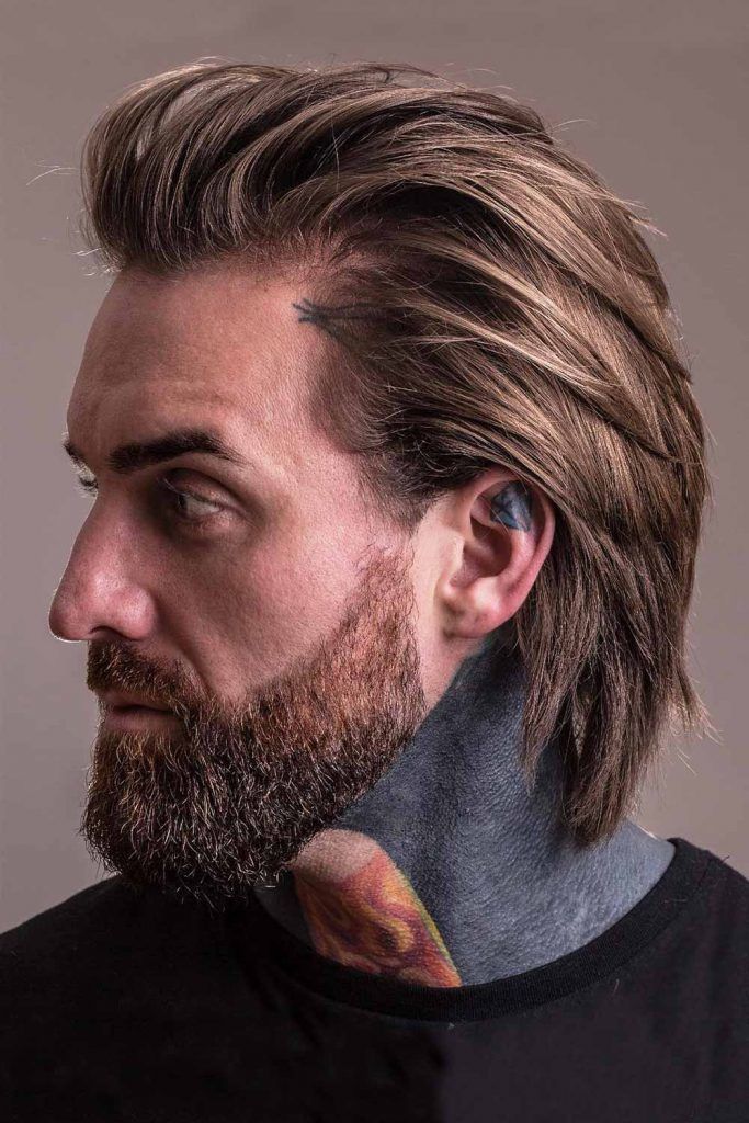 Long Slick Back Hair #slickbackhair #slickedbackhair #slickedback #slickbackhairmen