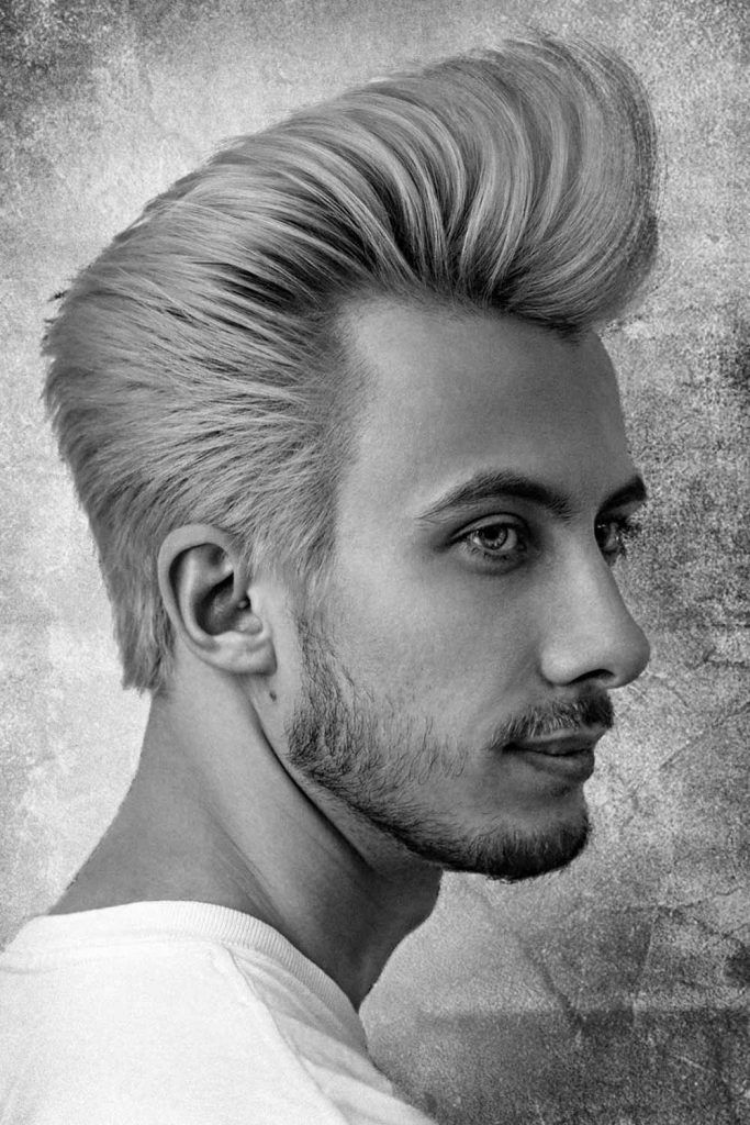 Pompadour Hairstyle #mediumlengthhairstylesformen #mensmediumhairstyles #mensmediumlengthhair #mediumhairmen 