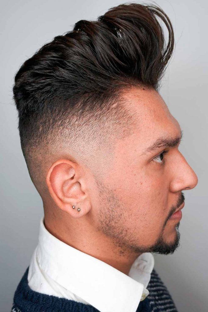 Long Pompadour Fade #pompadour #pomp #pompadourfade